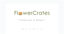 Desktop Screenshot of flowercrates.com